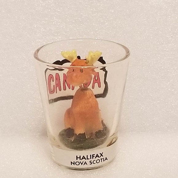 Halifax NS Moose bobblehead shot glass - Picture 2 of 6